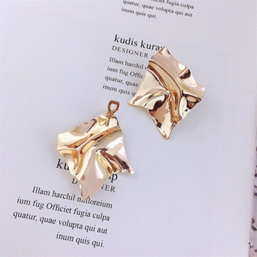 Earrings Women Big Leaf Bohemian Hoop Drop Cute Trendy Jewelry - Picture 6 of 9